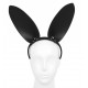 Oreilles de lapin Bunny Simili noir 