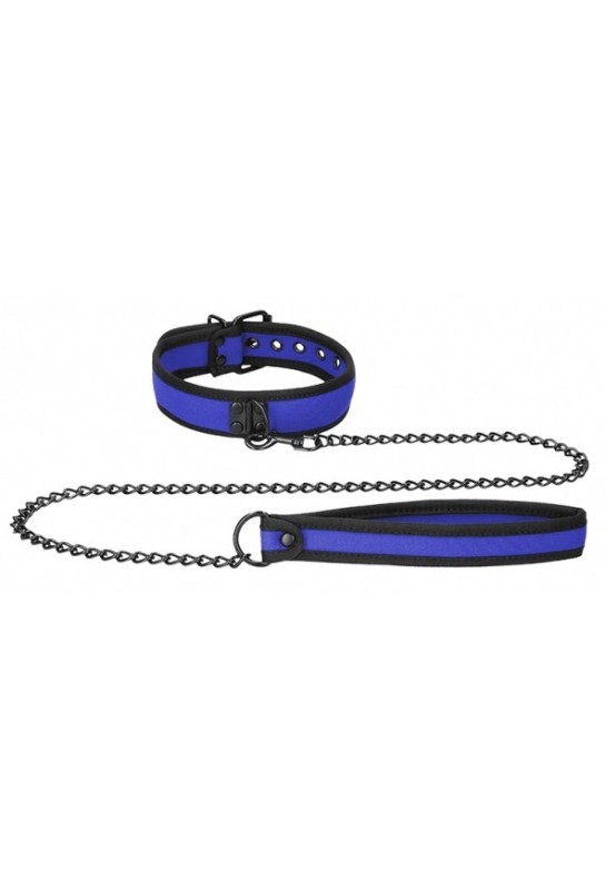 Collier Néoprène Ouch Puppy Bleu 