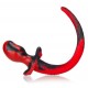 Plug Queue Puppy Tail Beagle 9.5 x 5 cm Rouge 
