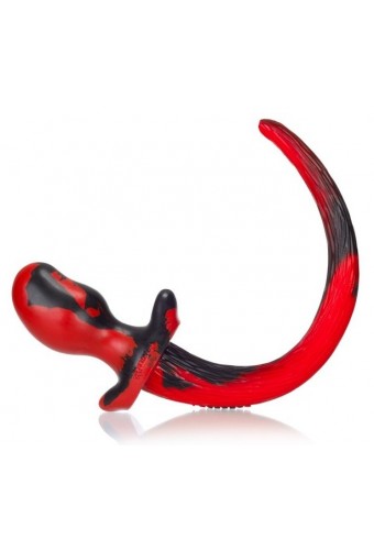 Plug Queue Puppy Tail Beagle 9.5 x 5 cm Rouge 