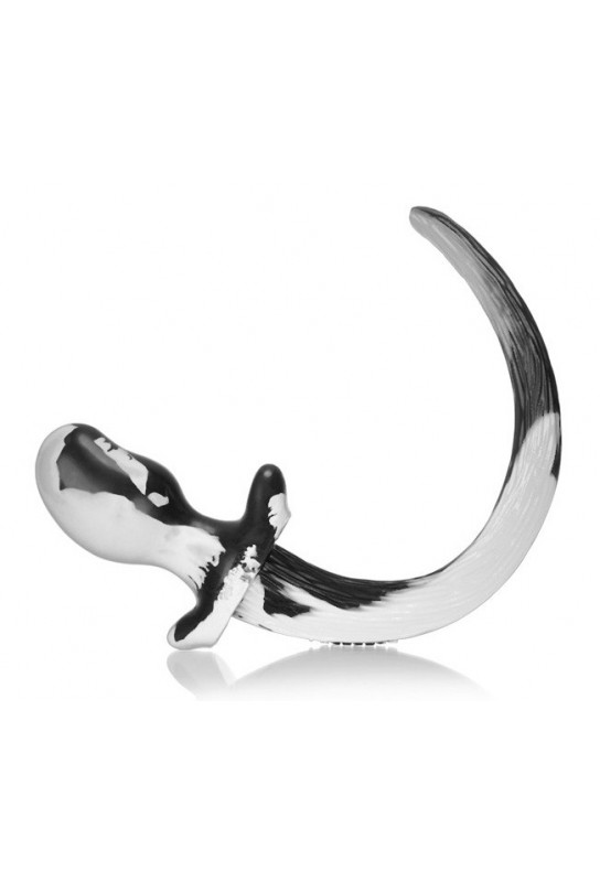 Plug Queue Puppy Tail Beagle 9.5 x 5 cm Blanc 