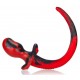 Plug Queue Puppy Tail Bulldog 11.5 x 6 cm Rouge 