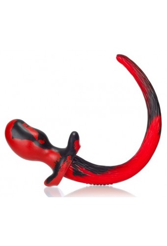 Plug Queue Puppy Tail Bulldog 11.5 x 6 cm Rouge 