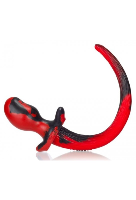 Plug Queue Puppy Tail Bulldog 11.5 x 6 cm Rouge 
