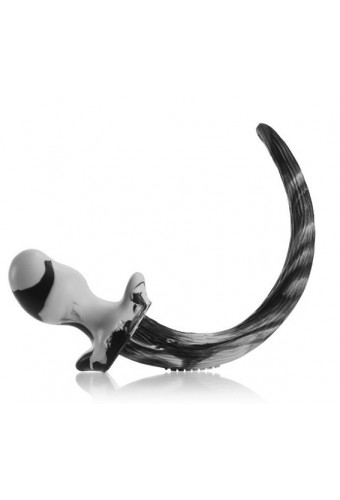 Plug Queue Puppy Tail Bulldog 11.5 x 6 cm Blanc 