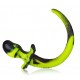 Plug Queue Puppy Tail Bulldog 11.5 x 6 cm Jaune 
