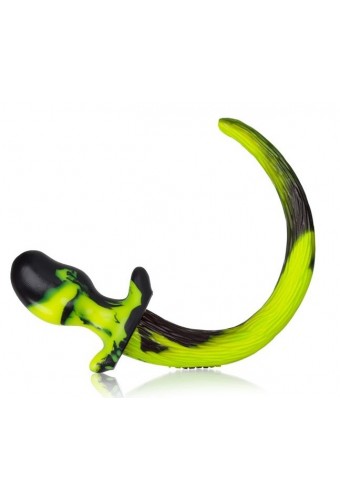 Plug Queue Puppy Tail Bulldog 11.5 x 6 cm Jaune 