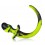 Plug Queue Puppy Tail Bulldog 11.5 x 6 cm Jaune