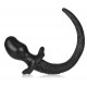 Plug Queue Puppy Tail Pug 8 x 4.4cm Noir 