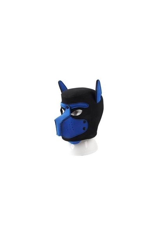 Masque Puppy Néoprène Dog On Noir-Bleu 