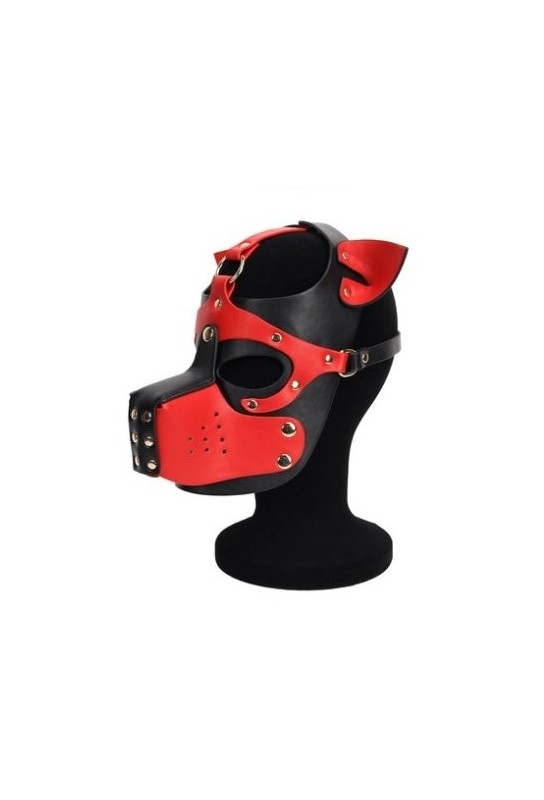 Masque Puppy Dog Ixo Noir-Rouge 