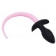 Plug Queue de chien phosphorescent Luminous Puppy 8 x 3.2cm Rose fluo 