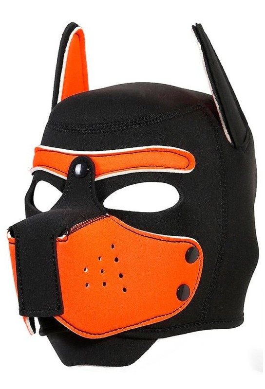 Cagoule Enjoy Puppy Noir-Orange 