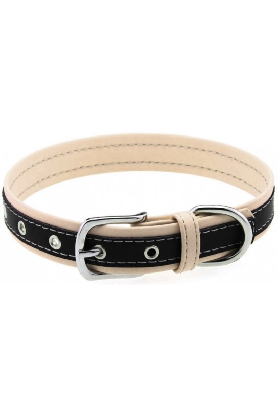 Collier Bicolore Simili Contrasted Ivoire 