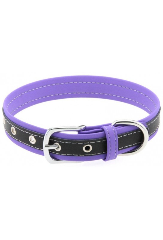 Collier Bicolore Simili Constrated Violet 