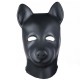 Cagoule en latex Sweety Bear Noire 
