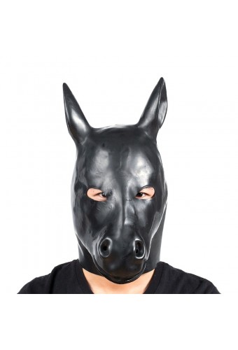 Masque Tête de cheval Horse Noir 