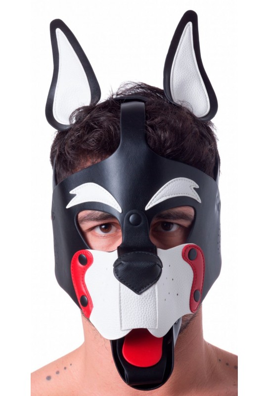 Masque Puppy 665 Blanc et Rouge 