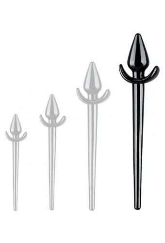 Plug Queue Zoo Tail XL 12 x 6 cm | Queue 30 cm Noire 