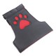 Gants Puppy Dog Paw Noir-Rouge 