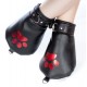 Kit complet Puppy Bondage 14 Pièces Noir-Rouge 