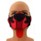 Museau Puppy Muz Noir-Rouge 