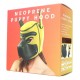 Cagoule Puppy Fox Néoprène Jaune-Rouge 