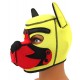 Cagoule Puppy Fox Néoprène Jaune-Rouge 