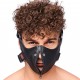 Masque en cuir avec Zip 