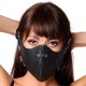 Masque en cuir avec Zip 