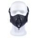 Masque en cuir avec Zip 