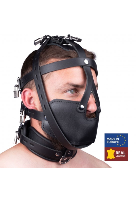 Masque en cuir pour Esclave 