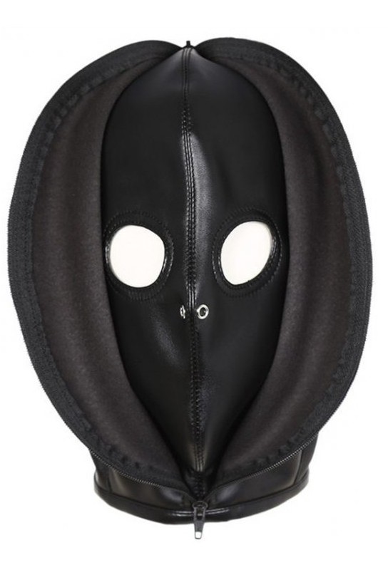 Cagoule Double Layer Simili noire 