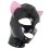 Cagoule Cat Fetish Noir-Rose