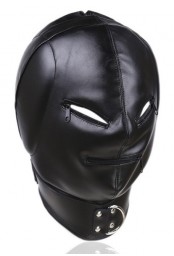 Cagoule Thicker Ear Simili noir