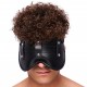 Masque en cuir rembourré Blind Up Noir 