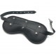 Masque en cuir rembourré Blind Up Noir 