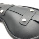 Masque en cuir rembourré Blind Up Noir 