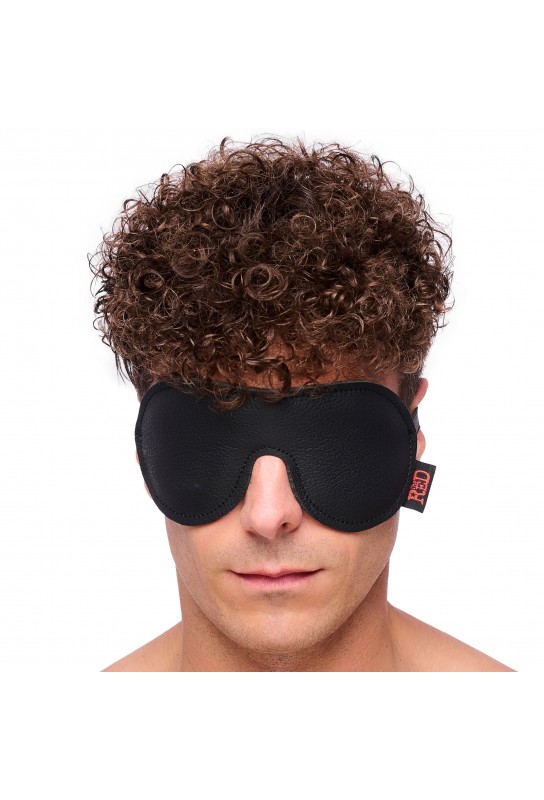 Masque pour les yeux en cuir 