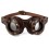 Paire de lunettes Motor Marron
