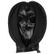 Cagoule Zip-Up Bondage Noire 