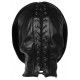 Cagoule Zip-Up Bondage Noire 