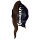Cagoule Queue de cheval Brune Hood Tail 