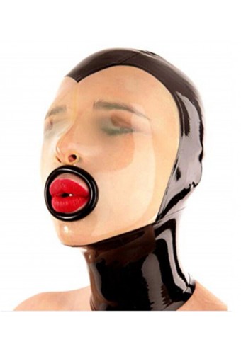 Cagoule Facial Mouth Noir-Transparent 