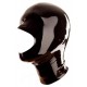 Cagoule en latex Openose Noire 