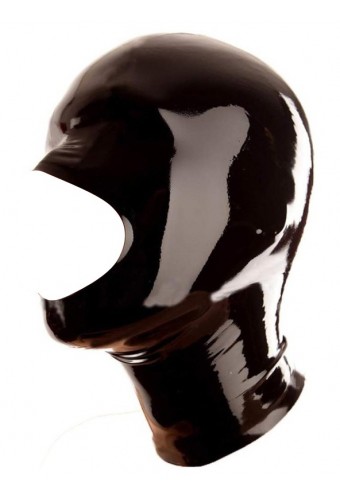 Cagoule en latex Openose Noire 
