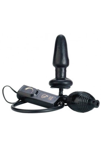 Plug gonflable et Vibrant 10 x 3.9 cm 