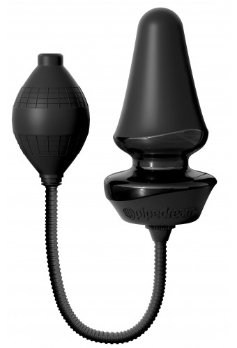 Plug Gonflable Silicone 9.5 x 5.5 cm Noir 