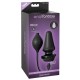 Plug Gonflable Silicone 9.5 x 5.5 cm Noir 