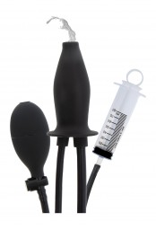 Plug gonflable Lubinflat Butt 10.5 x 4 cm Noir